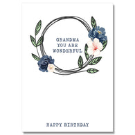 Grandma You Are Wonderful Card